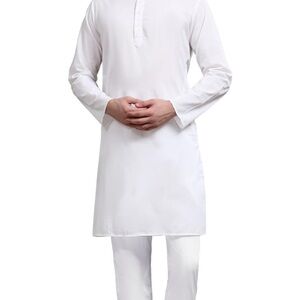 White Kurta Pajama Set